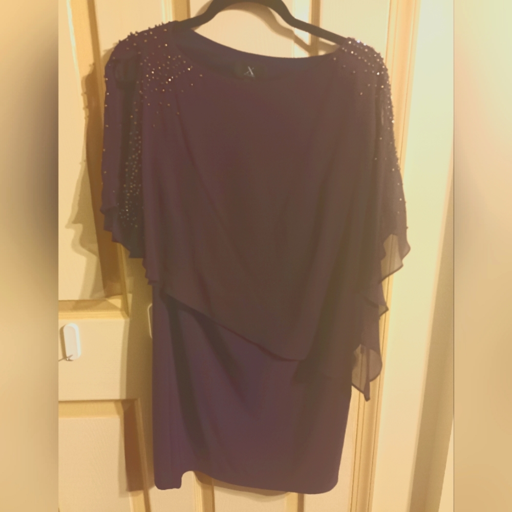 Plum colored cocktail dress size 6P